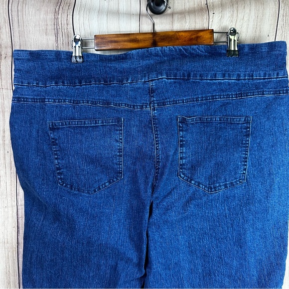 Ruby Rd. Classic Blue Straight Leg Jeans - Picture 5 of 7